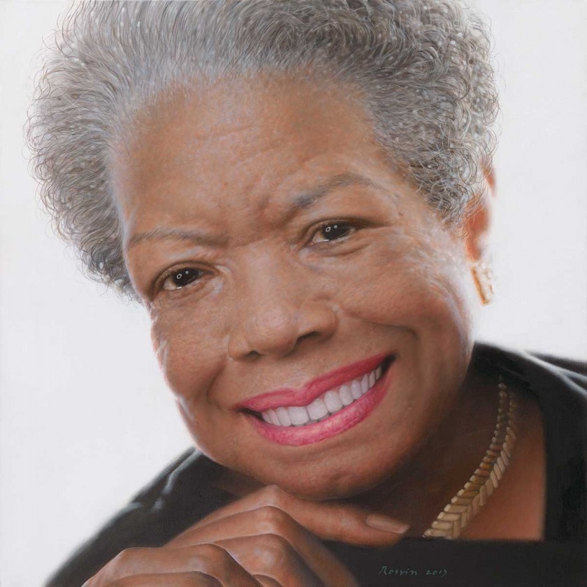 Maya Angelou / Ross R. Rossin / Oil on canvas, 2013 / National Portrait Gallery, Smithsonian Institution; gift of Andrew J. Young Foundation