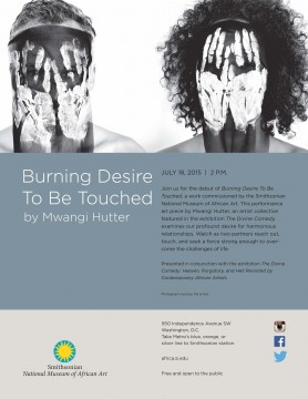 Burning Desire To Be Touched by Mwangi Hutter