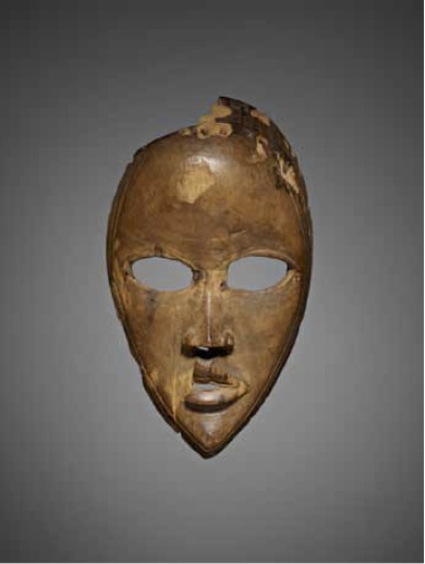 Gunyege mask. Dan artist.  Côte d’Ivoire.  Early 20th c. Wood. The Estate of William Siegmann, Brooklyn