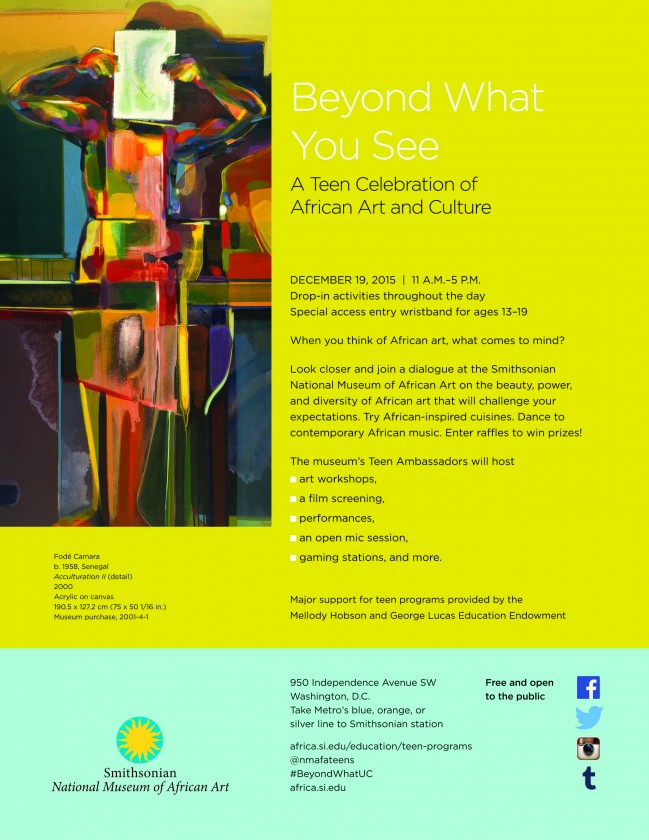 Beyond What You See A Teen Celebration of African Art and Culture