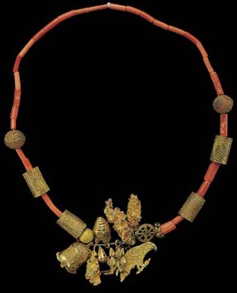 African Gold from the Glassell Collection, Necklace with nuggets ...