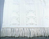 Cloth (lamba akotofahana) presented in 1886 by Queen Ranavalona III to President Grover Cleveland