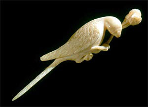 Bird-shaped pin presented in 1886 by Queen Ranavalona III to President Grover Cleveland