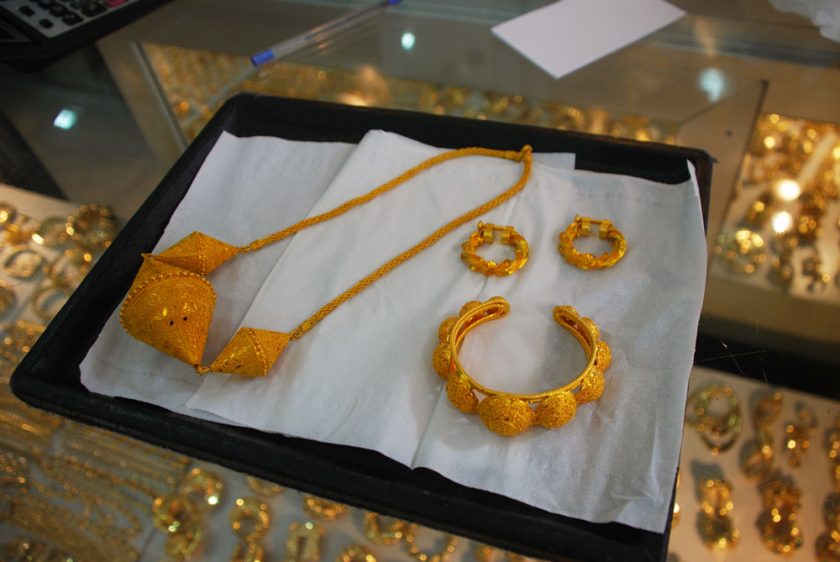 “Traditional” line of gold jewelry