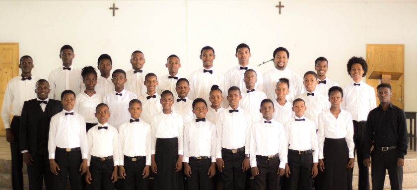 Haitian youth choir